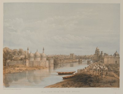 Vista desde el Puente de Hierro, Lucknow de David Scott Lieutenant Colonel (after) Dodgson