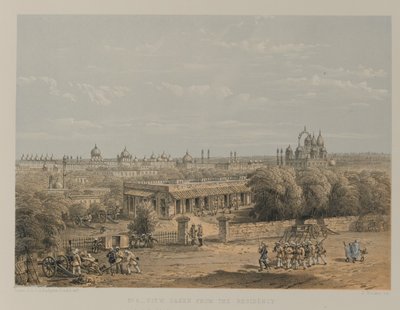 Vista tomada desde la Residencia de David Scott Lieutenant Colonel (after) Dodgson