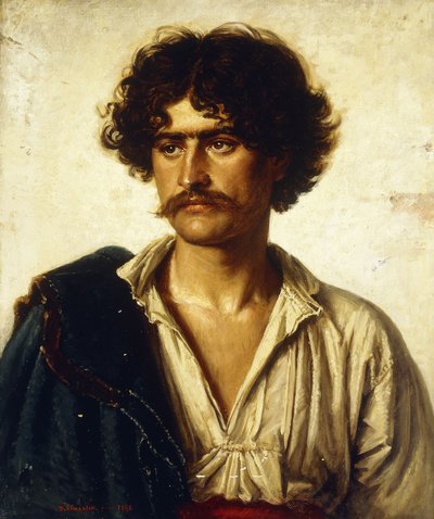 Retrato de un hombre, 1886 de David Simonson