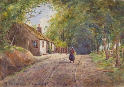 En Fairmuir, Dundee (acuarela) de David Small