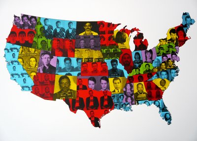 Mapa de arrestos de celebridades de David Studwell