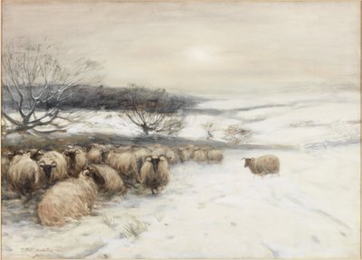 Invierno (acuarela sobre papel) de David T. Robertson