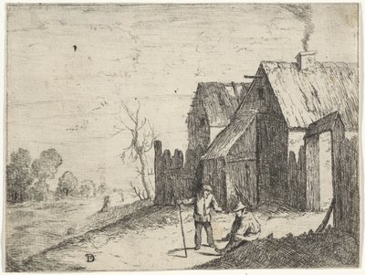 Dos granjeros en conversación de David Teniers (II)