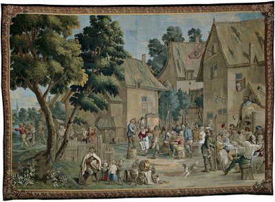 Village Fete (Feria de San Jorge), de una serie de Teniers de David Teniers
