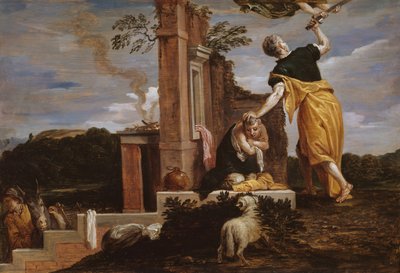 El sacrificio de Isaac por Abraham, 1654-56 de David Teniers II