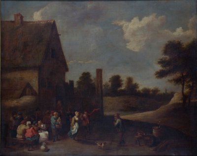 Campesinos festejando, 1630-1690 de David Teniers II