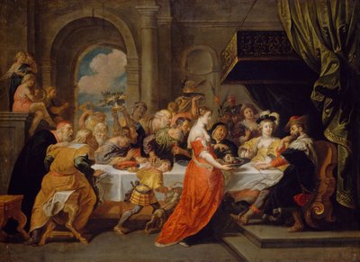 La fiesta de Herodes, 1640-1690 de David Teniers II