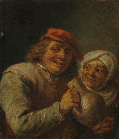 Anciano y anciana de David Teniers the Elder