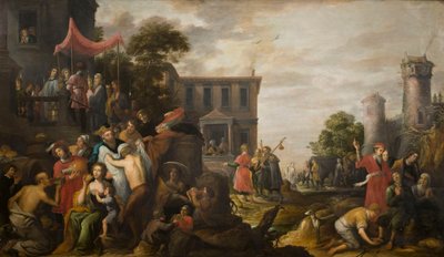 Las Siete Obras de Misericordia de David Teniers the Elder