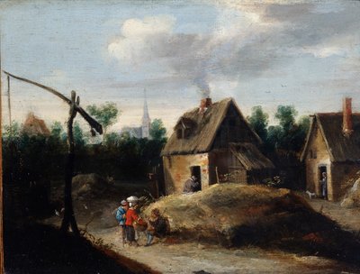 Paisaje campestre, siglo XVII de David Teniers the Younger