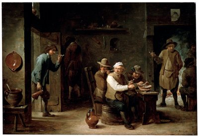 En una taberna, 1640s de David Teniers the Younger