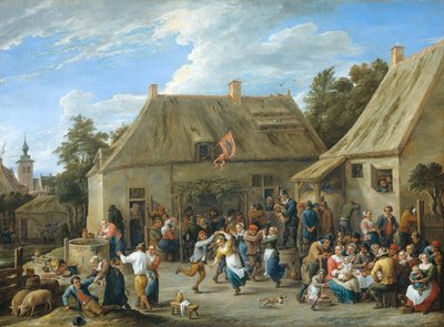 Kermis campesino de David Teniers the Younger