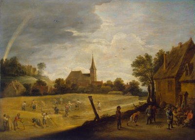 Cosechar de David Teniers the Younger