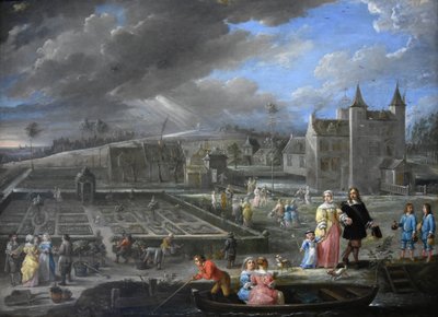 Las cuatro estaciones (primavera) de David Teniers the Younger