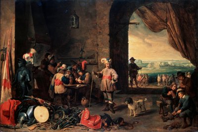 La sala de guardia de David Teniers the Younger