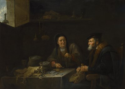 La Parábola del Rico Insensato, 1648 de David Teniers the Younger
