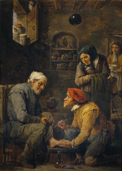 El Cirujano, 1630-1640 de David Teniers the Younger