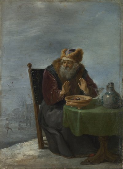 Invierno de la serie Las Cuatro Estaciones, c. 1644 de David Teniers the Younger