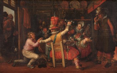 El dolor del campesino de David Vinckboons (I) (workshop of)