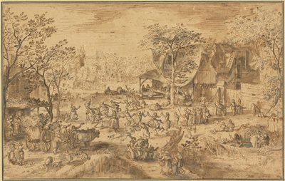 Kermis campesino de David Vinckboons