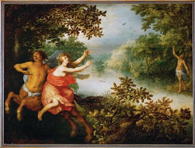 Nessus, Dejaneira y Hércules de David Vinckeboons