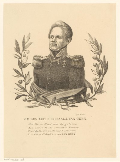 Retrato de Josefo Jacobus van Geen de David Welle