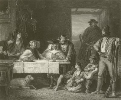 Un consejo de guerra guerrillero de David Wilkie