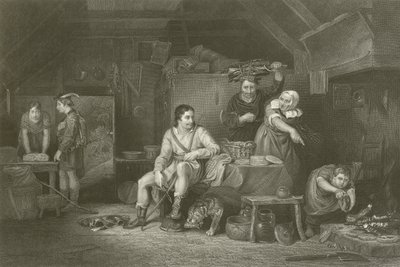 Alfredo en la cabaña del pastor de David Wilkie