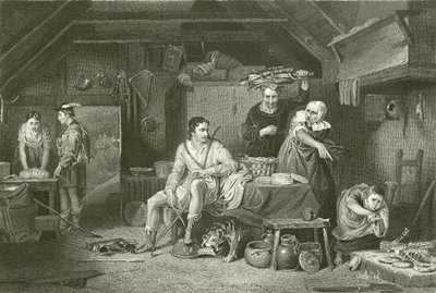 Alfredo en la cabaña del pastor de David Wilkie