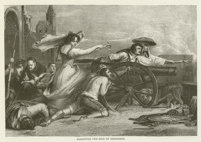 Augustina la doncella de Zaragoza de David Wilkie