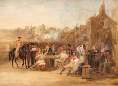 Pensionistas de Chelsea leyendo el despacho de Waterloo, 1819 de David Wilkie