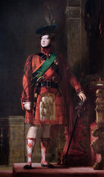 Rey Jorge IV (óleo sobre lienzo) de David Wilkie