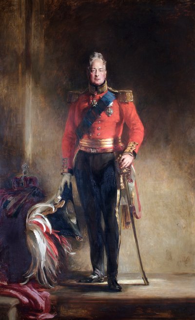 Rey Guillermo IV (óleo sobre lienzo) de David Wilkie