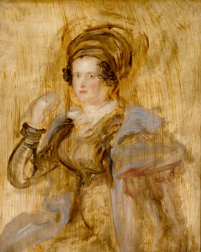 María, Lady Callcott, finales de la década de 1830 de David Wilkie