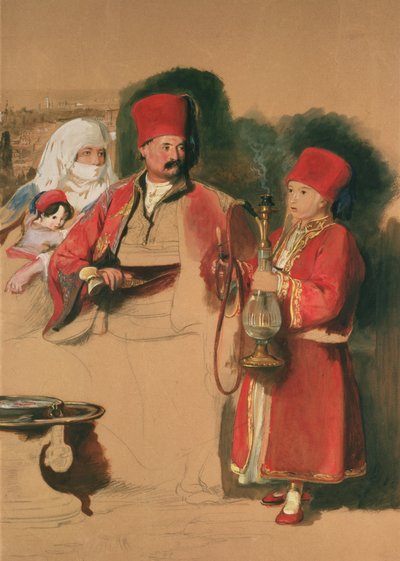 Retrato de Sotiri, siglo XIX de David Wilkie