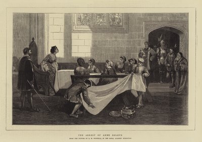 El arresto de Ana Bolena de David Wilkie