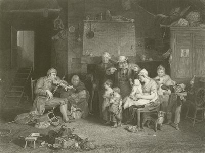 El violinista ciego de David Wilkie