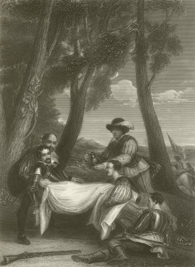 La muerte de Sir Philip Sidney de David Wilkie