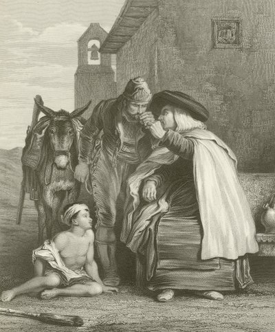 El Guerrillero Despidiéndose de su Confesor de David Wilkie