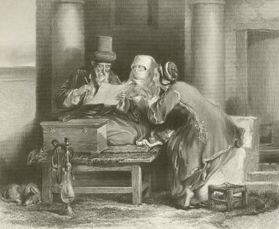 El escritor de cartas turco de David Wilkie