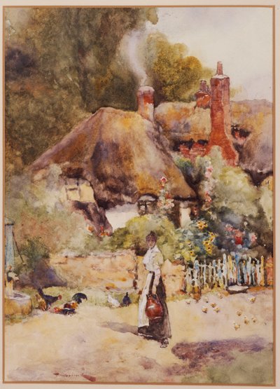 Vieja cabaña en Sutton Courtney, Berkshire de David Woodlock