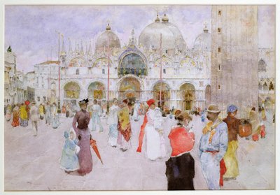 La Piazza di San Marco, Venecia de David Woodlock