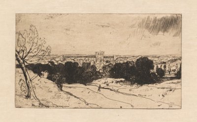 Vista lejana de Winchester y St. Croix de David Young Cameron