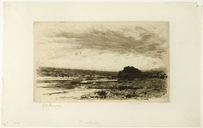 Dumbarton, lámina once de The Clyde Set de David Young Cameron