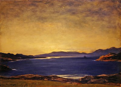 Atardecer, Firth of Lorn de David Young Cameron