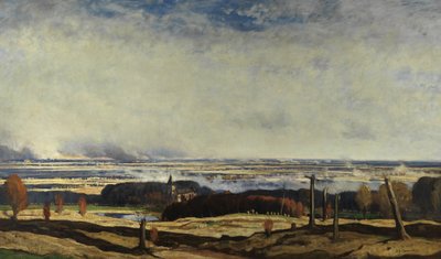 Flandes desde Kemmel, 1919-20 de David Young Cameron