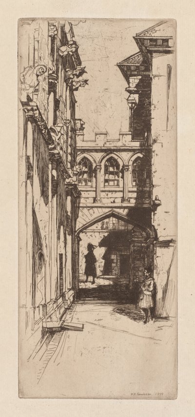 En el Castillo de Stirling o Un Palacio Escocés, 1899 de David Young Cameron