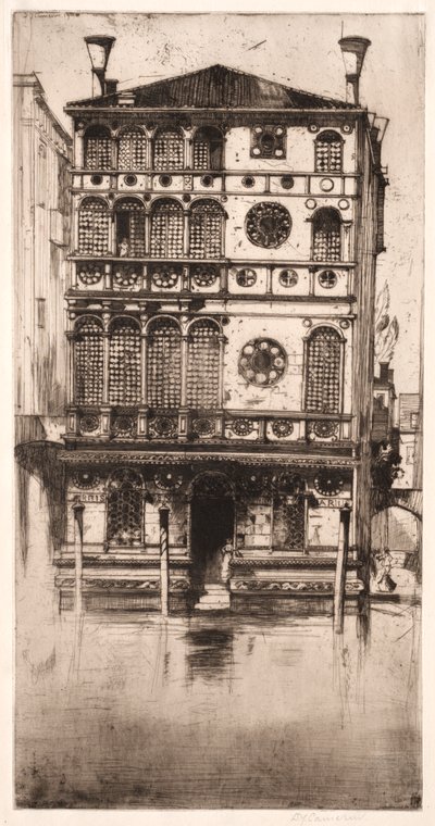 Palazzo Dario, Venecia de David Young Cameron