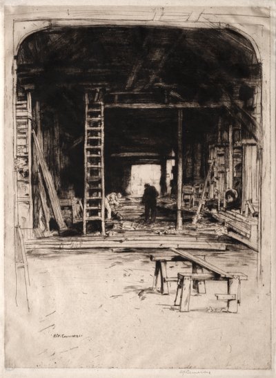 El taller de Robert Lee de David Young Cameron