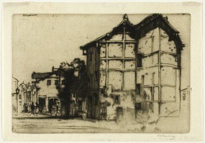 Boceto en La Roche de David Young Cameron